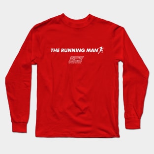 THE RUNNING MAN - ICS Network Television logo Long Sleeve T-Shirt
